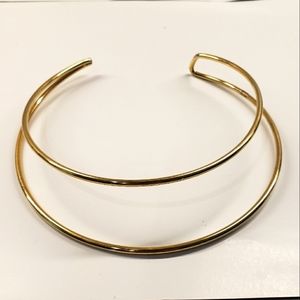 Gold Color Cuff Necklace